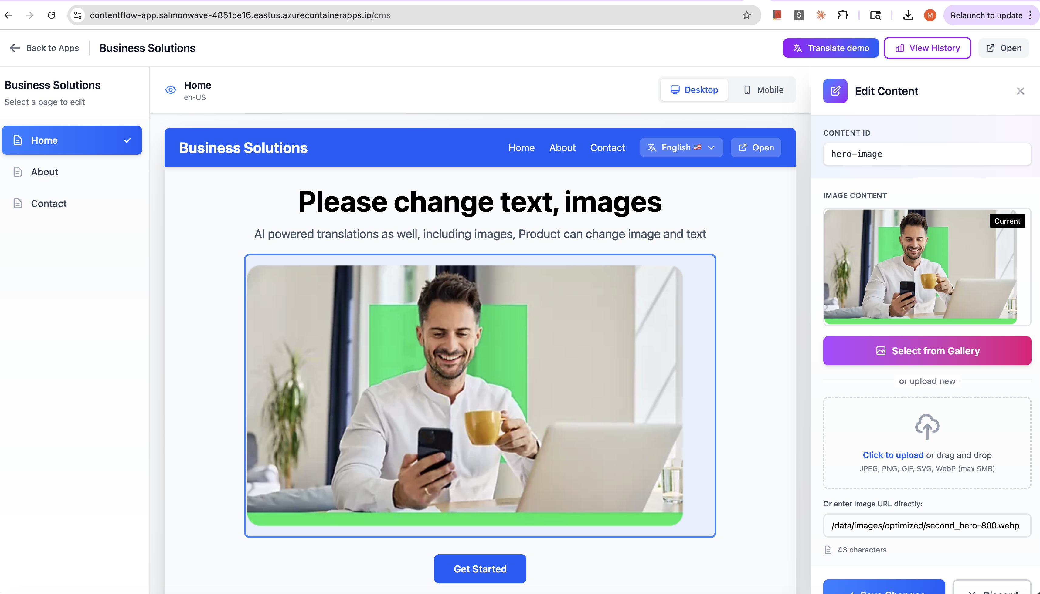 Building ContentFlow CMS: A Journey into AI-Powered Development — screenshot 4